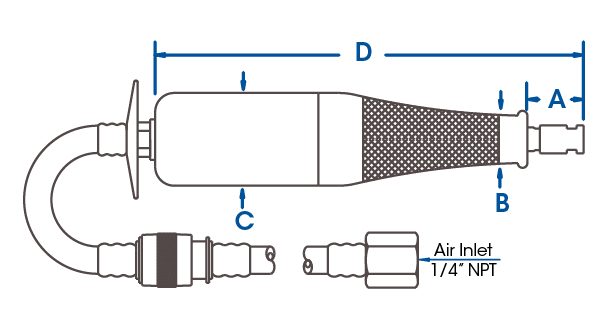 Dibujo dimensional del 200SV