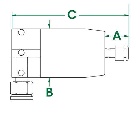 Plano dimensional de la 602NS