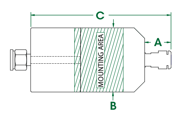 Plano dimensional de la 625NS