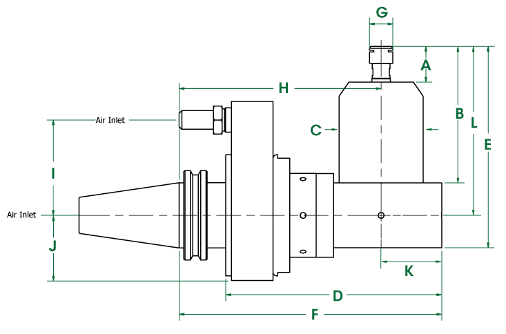 625X90CAT40 Maßzeichnung