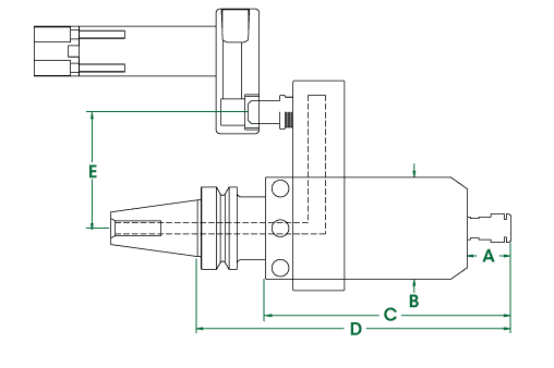 Dibujo dimensional del 625XDT