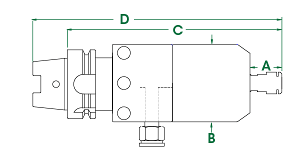 Desenho Dimensional 625HSK-A63