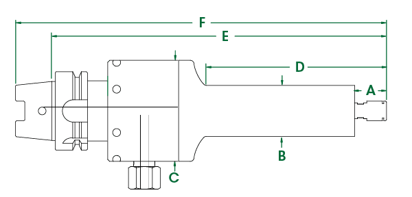 650LHSK-A80 100 mm Dibujo dimensional