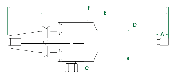 650XLBT50 100mm Dibujo dimensional