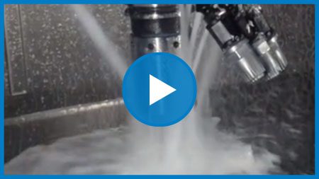 Aluminum 6085 Slotting at 12,000 mm/min on Hermle