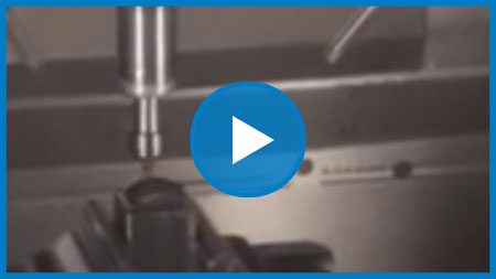 HRC 45 Steel Milling on Hermle C32 by Air Turbine Spindles® 50,000 rpm, 0.45 hp 625L 50mm