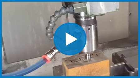 Steel Milling at 5000 mm/min on Hermle C600 by Air Turbine Spindles®