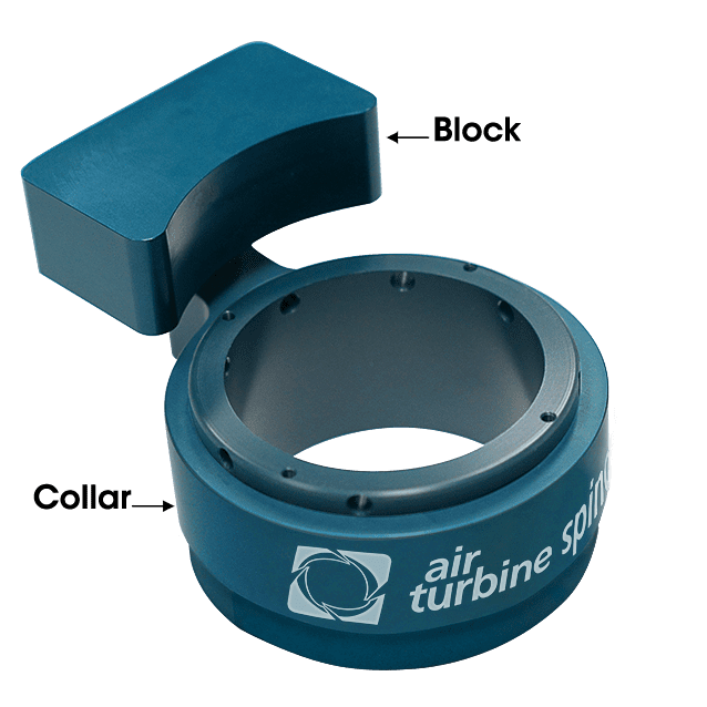 Block and Collar on the Automatic Tool Changer Assembly