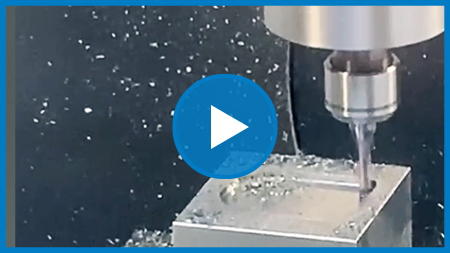 650 Series Milling and Drilling Aluminum at 40,000 rpm on Mikron CNC