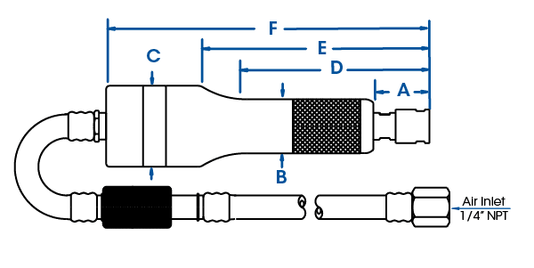 Dessin dimensionnel du 206XSV