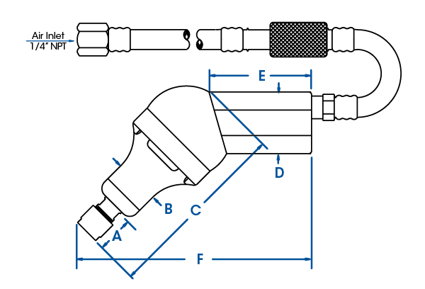 Plano dimensional del modelo 2545SSVF