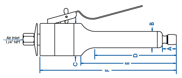 Plano dimensional del 525DM