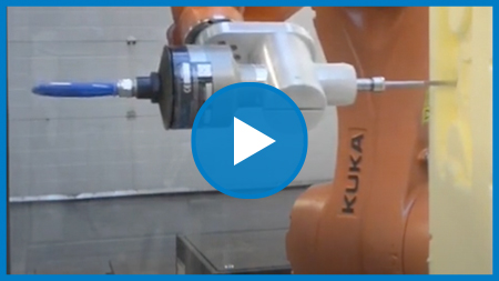 450XHD Milling Composite at 60,000 mm/min on Kuka KR6 Robot