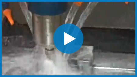 Milling Carbon Steel at 10,000 mm/min on Fanuc RoboDrill by Air Turbine Spindles® 50,000 rpm 625XDT