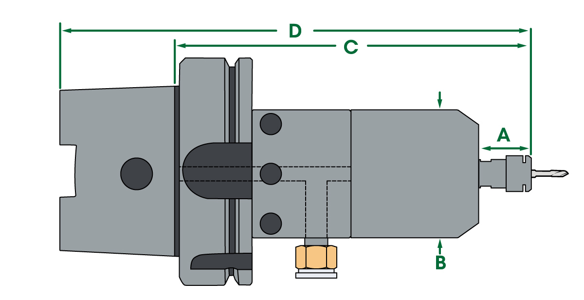 Schéma coté 625HSK-A100